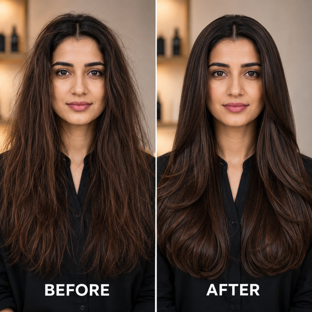 TaShé Professional Liquid Silk Hair Oil – Protect Weak Hair, Breakage Defense & Heat Protection up to 230°C – Stronger, Fuller & Silky Shine – With Macadamia, Avocado & Sweet Almond Oil – For Dry, Damaged & Split Ends