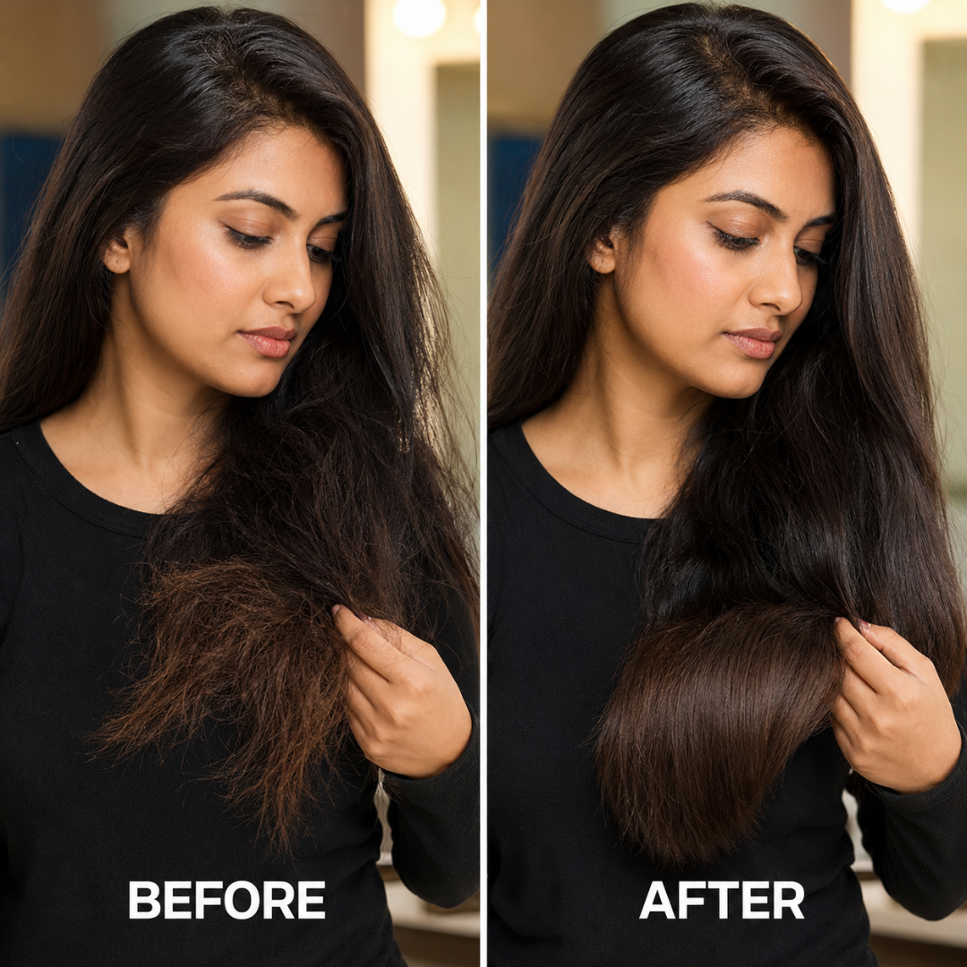 TaShé Professional Liquid Silk Hair Oil – Protect Weak Hair, Breakage Defense & Heat Protection up to 230°C – Stronger, Fuller & Silky Shine – With Macadamia, Avocado & Sweet Almond Oil – For Dry, Damaged & Split Ends