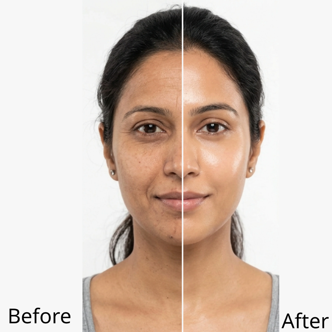 Amore Beautée Silver Glow Duo – Rice Silver Serum & Brightening Cream – Anti-Aging & Dark Spot Corrector
