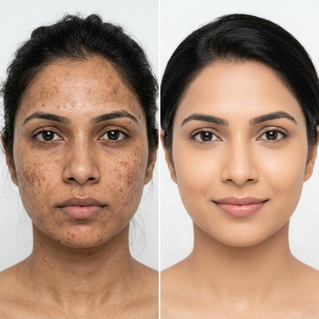 House of Makeup Skin Tint + FREE Liquid Highlighter – Glass Skin Glow – 3-in-1 Tint: Illuminates, Moisturizes & Protects (SPF 25++)–  Lightweight, Non-Comedogenic – For All Skin Types