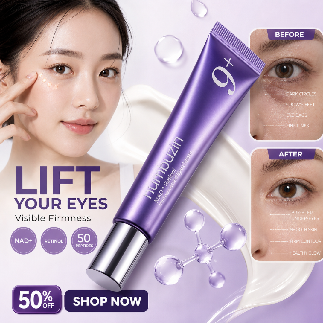 numbuzin NAD+ Retinol Volumetox Eye Cream – Lift, Brighten & Revive – Visible Eye Renewal – Reduces Dark Circles, Crow's Feet, Eye Bags & Fine Lines