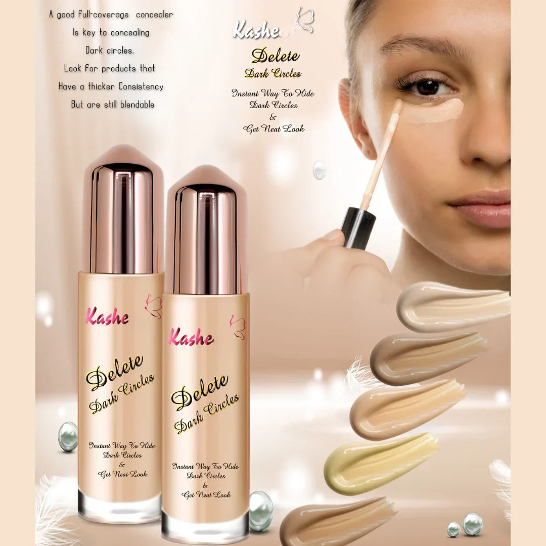 Kashe's Glam Base Trio Deal (Kashe's Eventone High Coverage foundation, Kashe's Concealer and Pier Foundation Brush)