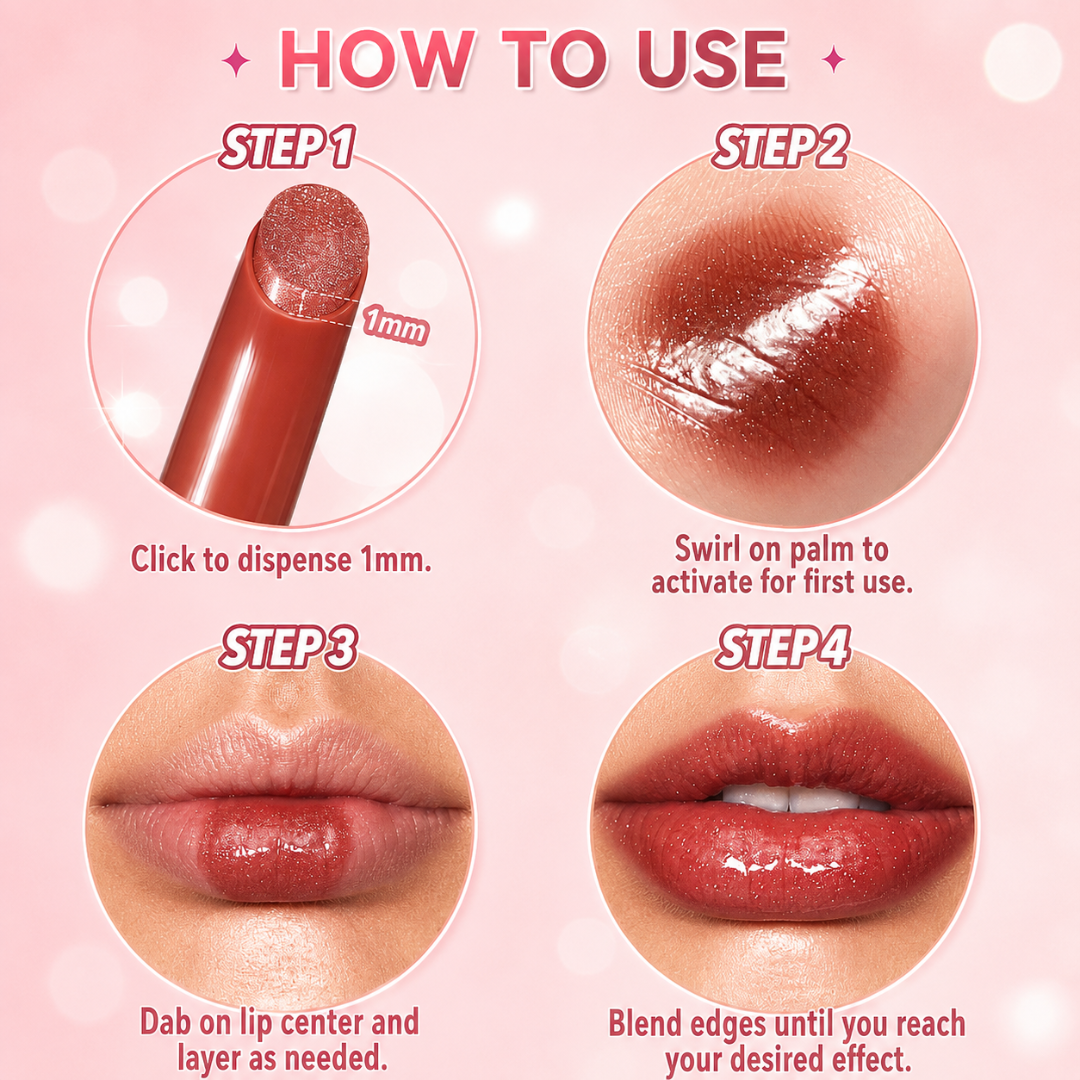 SHEGLAM Pout-Perfect Shine Lip Plumper – Buy 1 Get 1 FREE – Matte + Shimmer Duo – Instant Plump Look, Hydrating Comfort – High-Shine, Creamy Formula – Multi-Use for Lips, Cheeks & Eyes