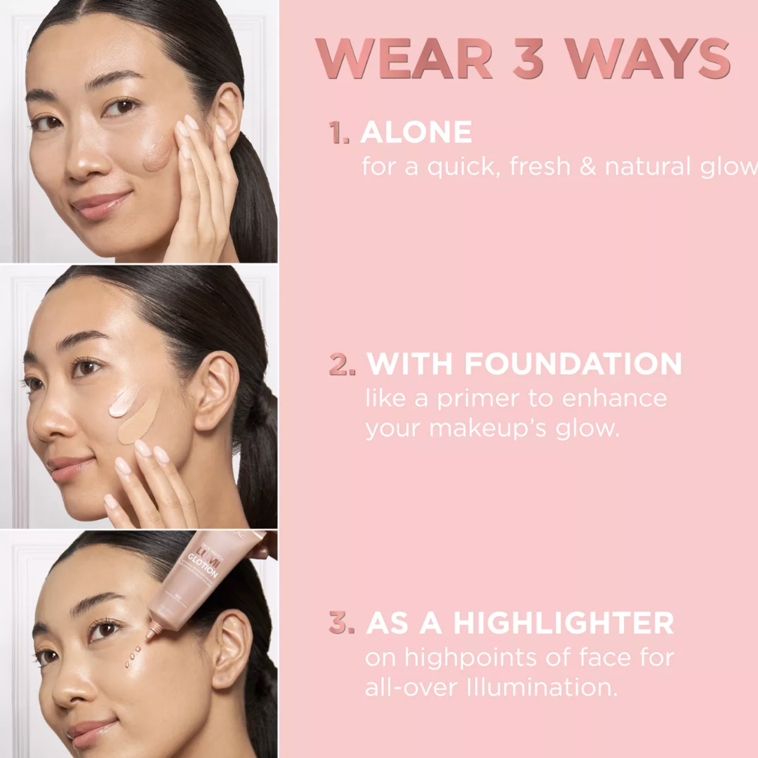 Loreal Lumi Glotion (Moisturizer, Skincare, Highlighter and Instant Natural Glow)